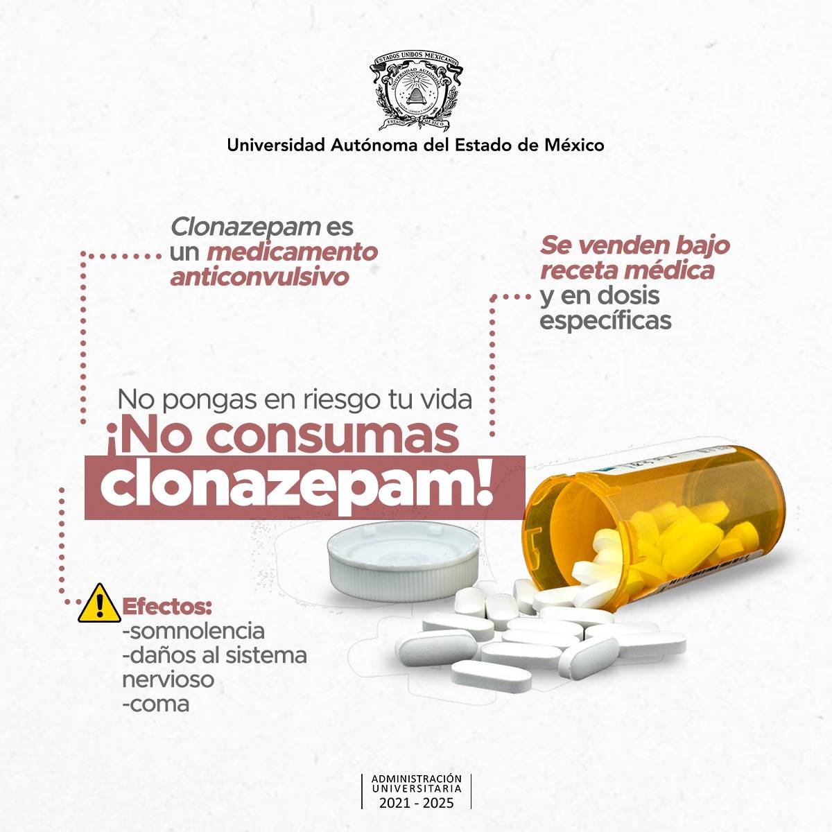 Consumo de clonazepam sin prescripción médica pone en riesgo la vida |  Razona, Actúa Noticias