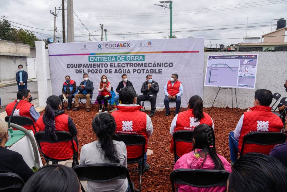 Beneficia GEM a más de 25 mil habitantes de San Antonio la Isla con rehabilitación de un pozo de agua