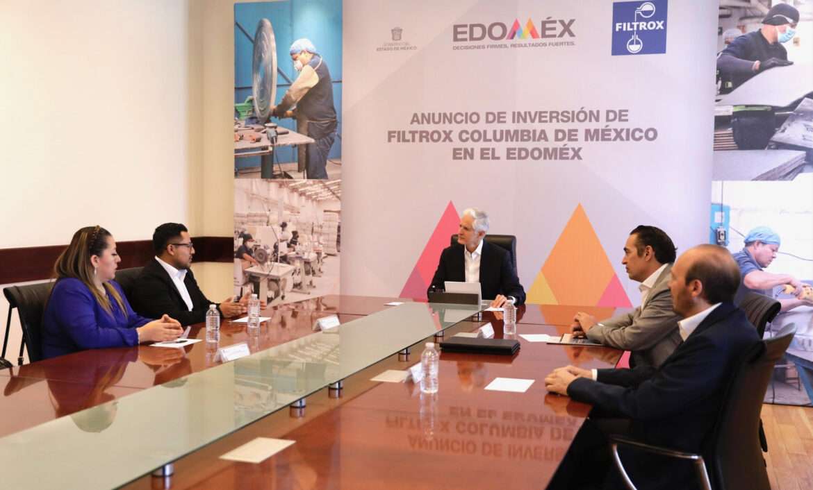 En el Edomex, la empresa Filtrox Columbia de México fortalece sus capacidades productivas